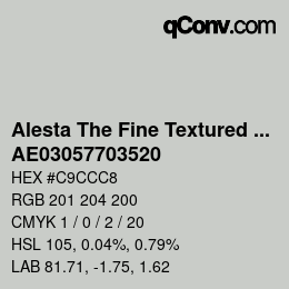 Código de color: Alesta The Fine Textured Collection - AE03057703520 | qconv.com