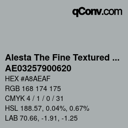 カラーコード: Alesta The Fine Textured Collection - AE03257900620 | qconv.com