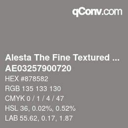 Código de color: Alesta The Fine Textured Collection - AE03257900720 | qconv.com