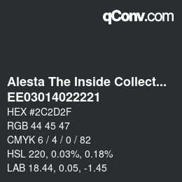 カラーコード: Alesta The Inside Collection - EE03014022221 | qconv.com