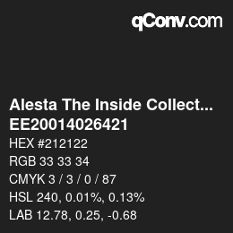 Código de color: Alesta The Inside Collection - EE20014026421 | qconv.com