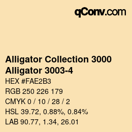 Farbcode: Alligator Collection 3000 - Alligator 3003-4 | qconv.com