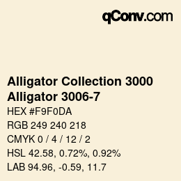 カラーコード: Alligator Collection 3000 - Alligator 3006-7 | qconv.com