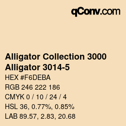 カラーコード: Alligator Collection 3000 - Alligator 3014-5 | qconv.com