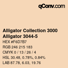 Código de color: Alligator Collection 3000 - Alligator 3044-5 | qconv.com