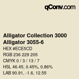 カラーコード: Alligator Collection 3000 - Alligator 3055-6 | qconv.com