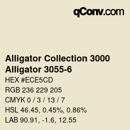 カラーコード: Alligator Collection 3000 - Alligator 3055-6 | qconv.com