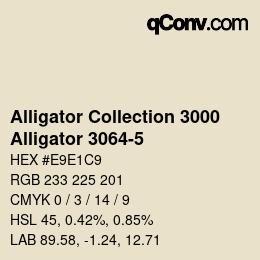 カラーコード: Alligator Collection 3000 - Alligator 3064-5 | qconv.com