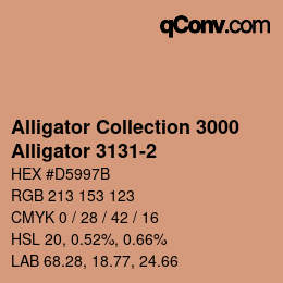 カラーコード: Alligator Collection 3000 - Alligator 3131-2 | qconv.com