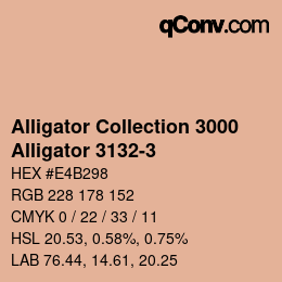 カラーコード: Alligator Collection 3000 - Alligator 3132-3 | qconv.com