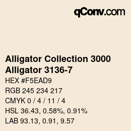 Farbcode: Alligator Collection 3000 - Alligator 3136-7 | qconv.com