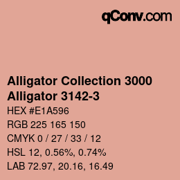 カラーコード: Alligator Collection 3000 - Alligator 3142-3 | qconv.com