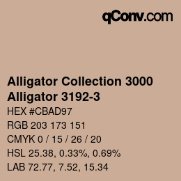カラーコード: Alligator Collection 3000 - Alligator 3192-3 | qconv.com