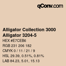 Farbcode: Alligator Collection 3000 - Alligator 3204-5 | qconv.com