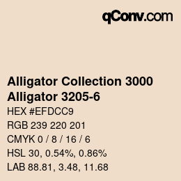 カラーコード: Alligator Collection 3000 - Alligator 3205-6 | qconv.com