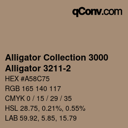 カラーコード: Alligator Collection 3000 - Alligator 3211-2 | qconv.com