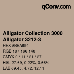 カラーコード: Alligator Collection 3000 - Alligator 3212-3 | qconv.com