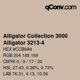 カラーコード: Alligator Collection 3000 - Alligator 3213-4 | qconv.com