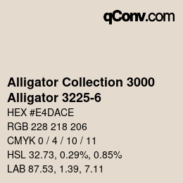 カラーコード: Alligator Collection 3000 - Alligator 3225-6 | qconv.com