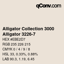 カラーコード: Alligator Collection 3000 - Alligator 3226-7 | qconv.com
