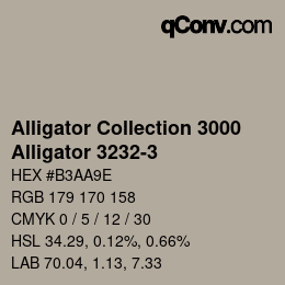 Farbcode: Alligator Collection 3000 - Alligator 3232-3 | qconv.com