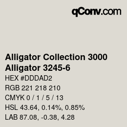カラーコード: Alligator Collection 3000 - Alligator 3245-6 | qconv.com