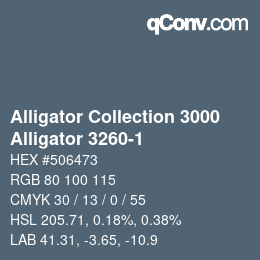 カラーコード: Alligator Collection 3000 - Alligator 3260-1 | qconv.com