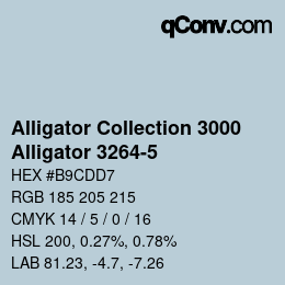 カラーコード: Alligator Collection 3000 - Alligator 3264-5 | qconv.com