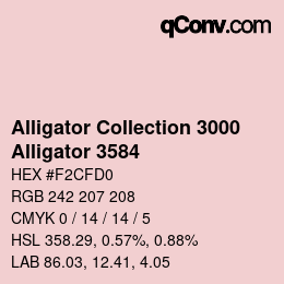 カラーコード: Alligator Collection 3000 - Alligator 3584 | qconv.com