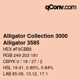 カラーコード: Alligator Collection 3000 - Alligator 3585 | qconv.com