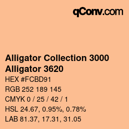 カラーコード: Alligator Collection 3000 - Alligator 3620 | qconv.com