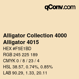 カラーコード: Alligator Collection 4000 - Alligator 4015 | qconv.com