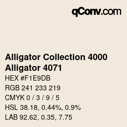 カラーコード: Alligator Collection 4000 - Alligator 4071 | qconv.com
