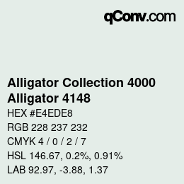 カラーコード: Alligator Collection 4000 - Alligator 4148 | qconv.com