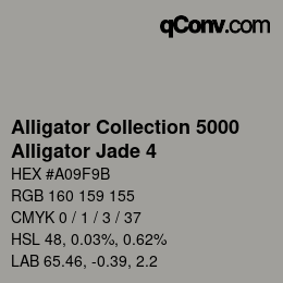 Color code: Alligator Collection 5000 - Alligator Jade 4 | qconv.com