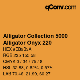 Farbcode: Alligator Collection 5000 - Alligator Onyx 220 | qconv.com