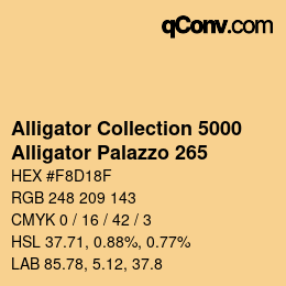 カラーコード: Alligator Collection 5000 - Alligator Palazzo 265 | qconv.com