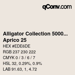 Farbcode: Alligator Collection 5000plus - Aprico 25 | qconv.com