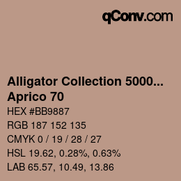 カラーコード: Alligator Collection 5000plus - Aprico 70 | qconv.com