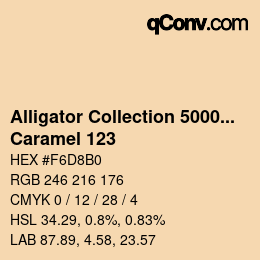 カラーコード: Alligator Collection 5000plus - Caramel 123 | qconv.com