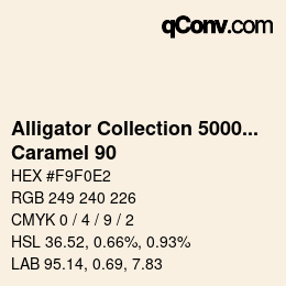 カラーコード: Alligator Collection 5000plus - Caramel 90 | qconv.com