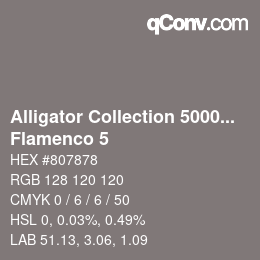 カラーコード: Alligator Collection 5000plus - Flamenco 5 | qconv.com