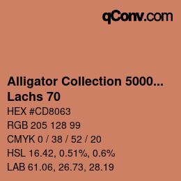 Farbcode: Alligator Collection 5000plus - Lachs 70 | qconv.com