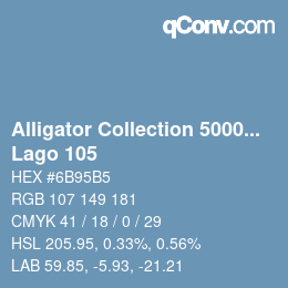 Farbcode: Alligator Collection 5000plus - Lago 105 | qconv.com