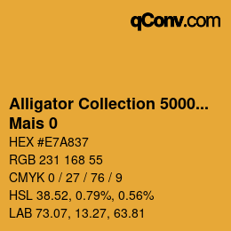 カラーコード: Alligator Collection 5000plus - Mais 0 | qconv.com