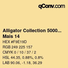 Código de color: Alligator Collection 5000plus - Mais 14 | qconv.com