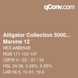 カラーコード: Alligator Collection 5000plus - Marone 12 | qconv.com