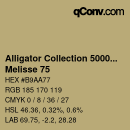 カラーコード: Alligator Collection 5000plus - Melisse 75 | qconv.com