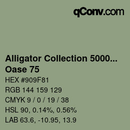 カラーコード: Alligator Collection 5000plus - Oase 75 | qconv.com