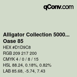カラーコード: Alligator Collection 5000plus - Oase 85 | qconv.com